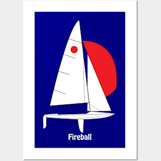 Fireball Sailboat Posters and Art